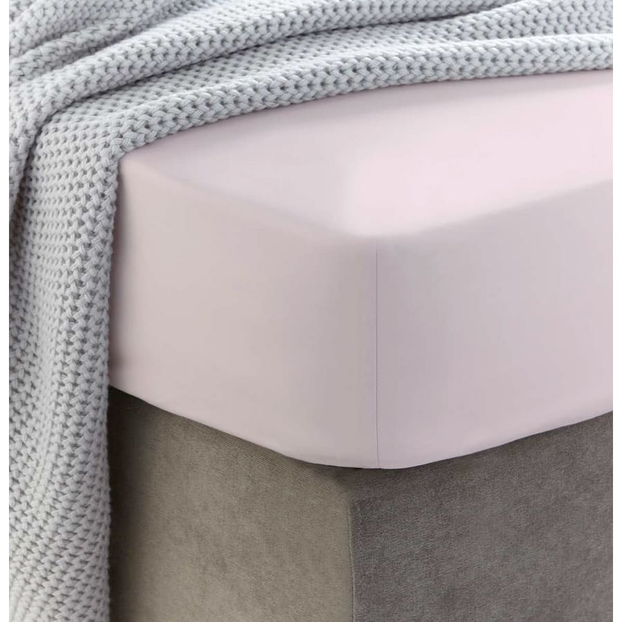 Šūta kokvilnas palags ar gumiju | Heavenly pink - Drobinė