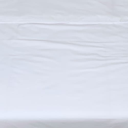 Siuvama drobinė paklodė su guma | White - Drobinė paklodė su