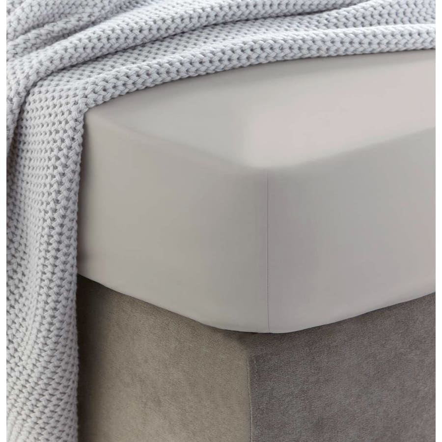 Sewn cotton fitted sheet with elastic | Wind chime - Cotton