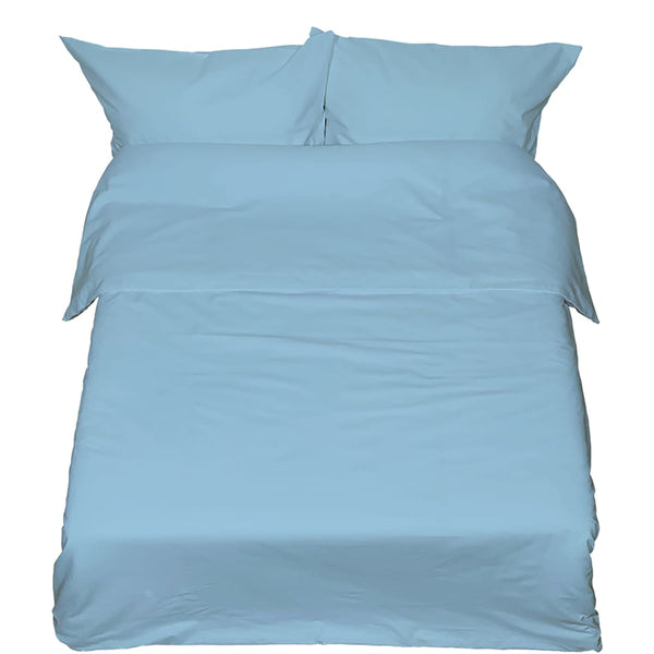 Siuvamas drobinis antklodės užvalkalas | Aquamarine -