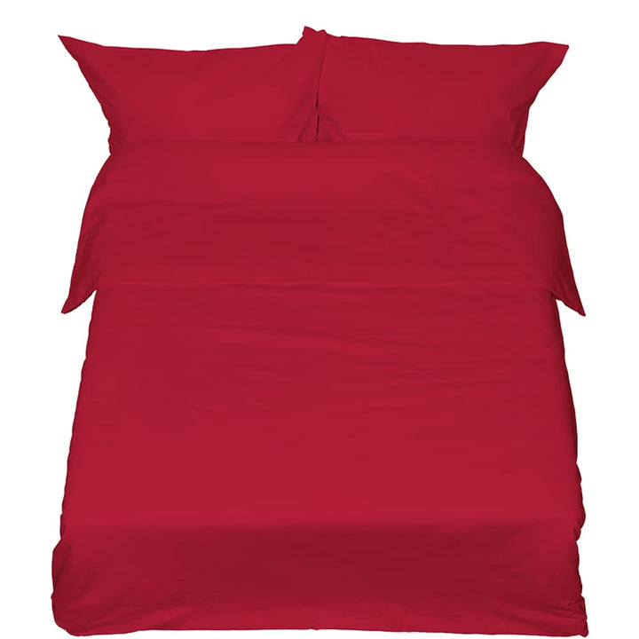 Siuvamas drobinis antklodės užvalkalas | Chinese red -