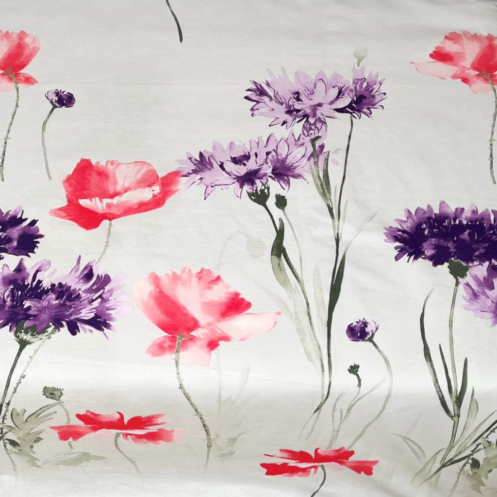 Сшитый хлопковый пододеяльник | Полевые цветы -