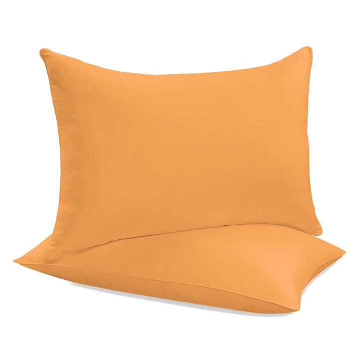 Siuvamas drobinis pagalvės užvalkalas | Blazing orange -