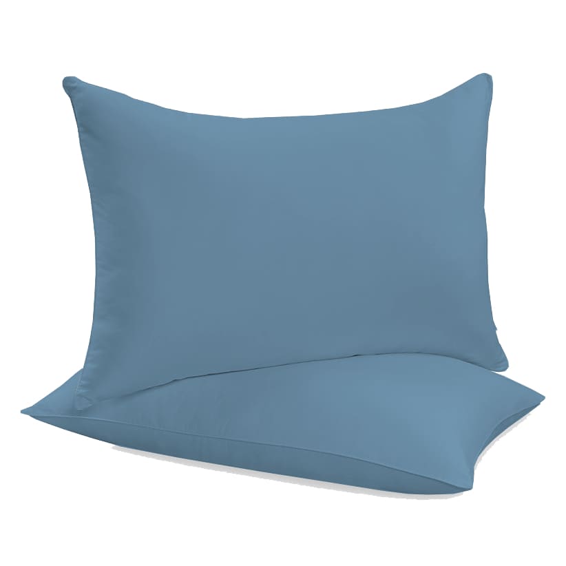 Sewn cotton pillowcase | Blue heaven -