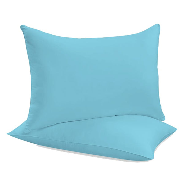 Siuvamas drobinis pagalvės užvalkalas | Blue topaz -