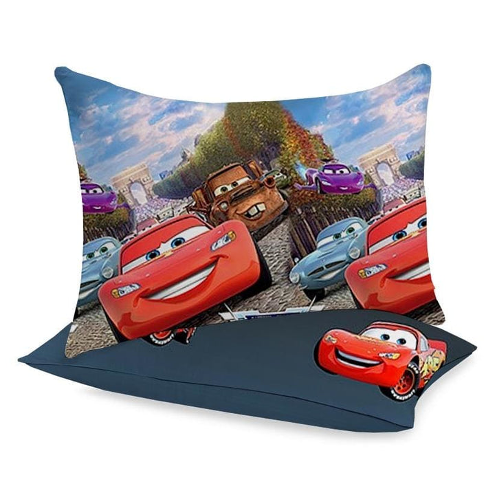 Siuvamas drobinis pagalvės užvalkalas | Fast cars - Siuvamas