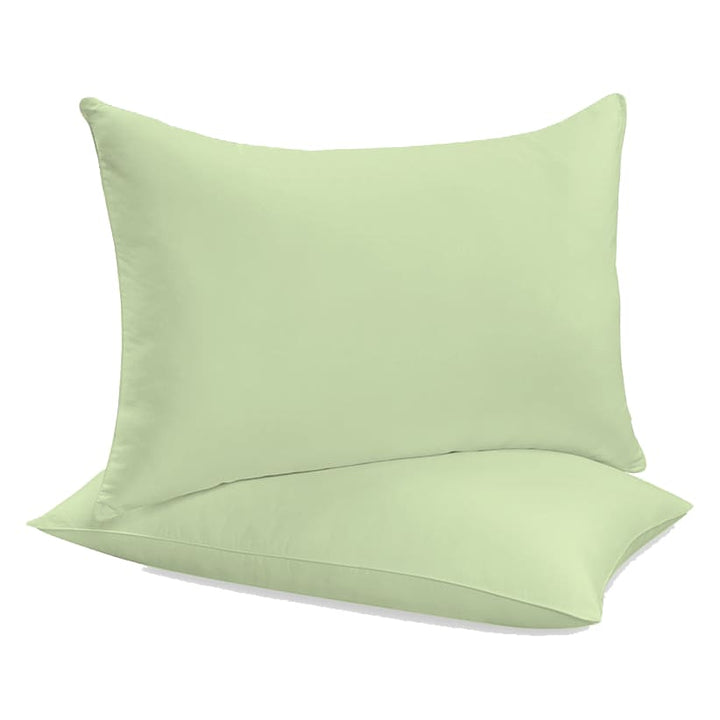 Siuvamas drobinis pagalvės užvalkalas | Lime cream -