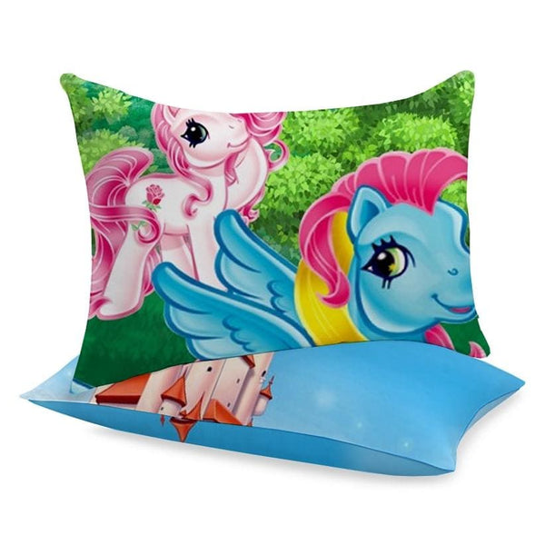 Siuvamas drobinis pagalvės užvalkalas | Little ponies -