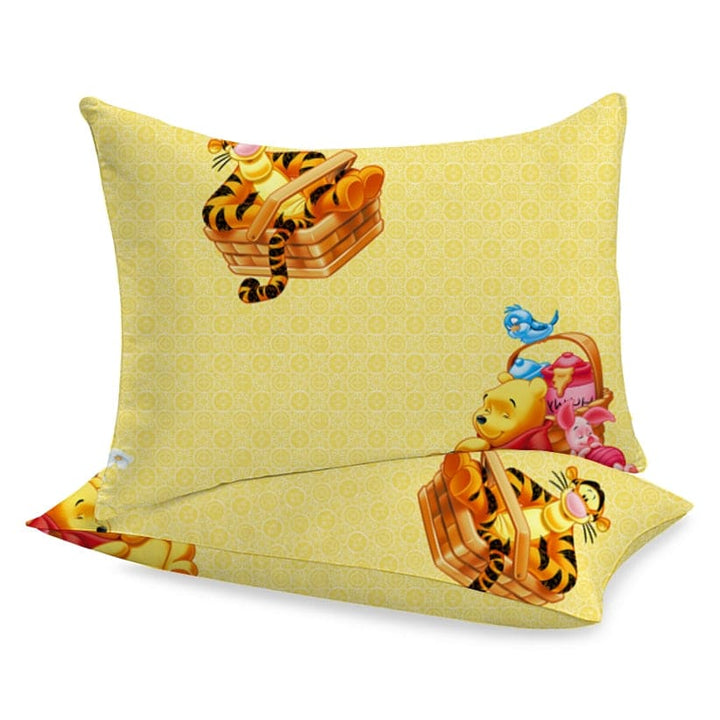 Siuvamas drobinis pagalvės užvalkalas | Mikė ir tigras -