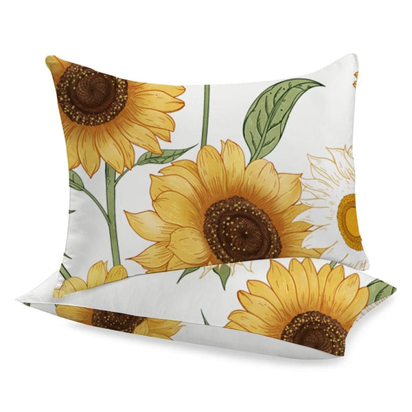 Siuvamas drobinis pagalvės užvalkalas | Sunflower - Siuvamas