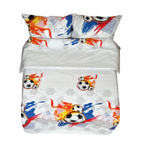 Сшитый хлопковый комплект постельного белья | Football - Сшитый