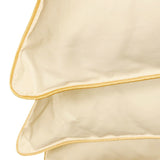 Vienvietīga sega un spilvens ar zoss dūnu un spalvu pildījumu